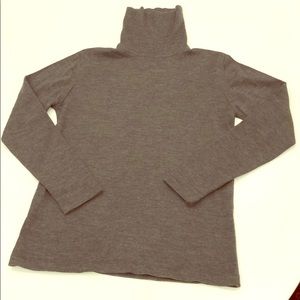 Escada charcoal merino wool turtleneck sweater